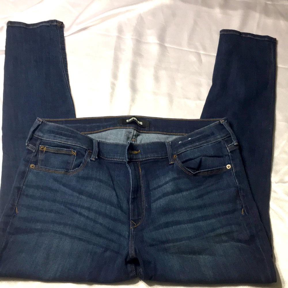 Womens Express straight leg jeans